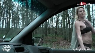 Blonde Teen Slut Car Fuck Creampie Surprise