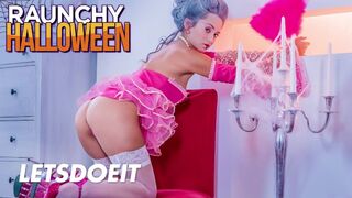 Shrima Malati is a masked mature lover celebrating Halloween with hard sex