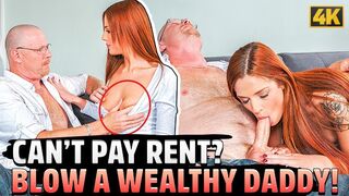 He's asking Billy's rich girlfriend for money