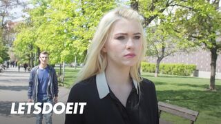 Polish Blonde Misha Cross Devours Thick Foreign Cock