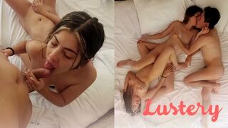 Latin Amateurs Ravish Shared Throbbing Cock Double Ride