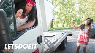 Shrima Malati Rides Mechanic's Monster Cock Outdoors