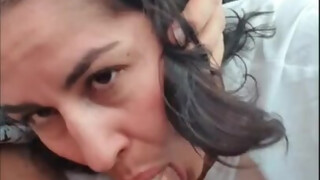 kathalina sucks off her boyfriend in the car
