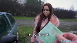 Public Agent - Zeynep Rossa picked up in the parking lot