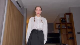 My church school classmate calms my dick by sucking