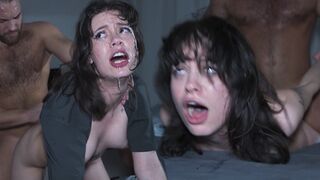Extreme injection orgasms - Mia Stone's first hard fuck started a huge squirt flood