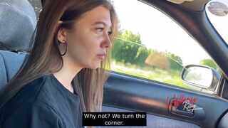Autóban szívd keményen a farkát, míg megcsalod a pasidat