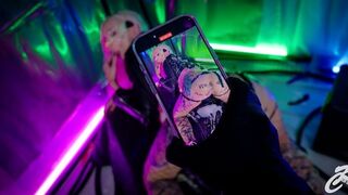 Végtelen fröcskölés - bél és bukkake válogatás cyberpunk, witcher és hentai stílusban