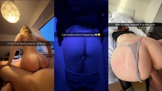 Tini lányok pajkos szexjátékai a Snapchat válogatásban