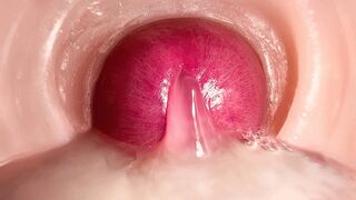 Punci közelről: kétszer tolul bele, a legjobb creampie 4K-ben, nyögő lány!