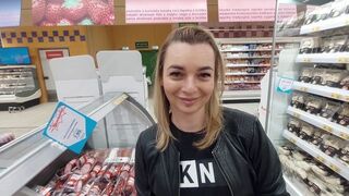 Találkoztam vele a boltban, szívja le nyilvános WC-ben, és lenyeli a hatalmas fröccset