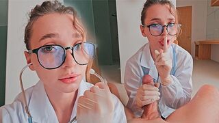 Kórházban kötöttem ki, ahol egy dögös nővér bámulta a farkam
