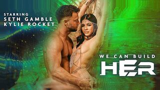 Csábító - Forró AI Szexrobot Kylie Rocket kemény dugása Seth Gamble-lal, Valentina Napi szemtanújaként